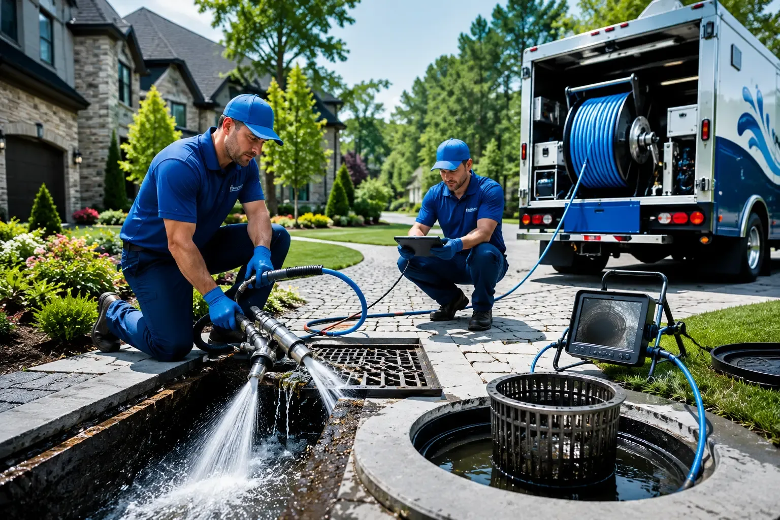 Local outdoor drain cleaning professionals in Brussels, IL